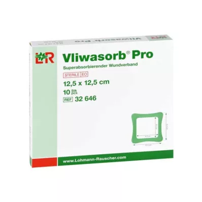 Vliwasorb Pro suberabsorb.Komp.steril 12,5x12,5 cm, 10 szt Vliwasorb Pro suberabsorb.Komp.steril 12,5x12,5 cm, 10 szt
