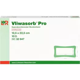 VLIWASORB Pro superabsorb.comp.sterile 12,5x22,5 cm, 10 szt