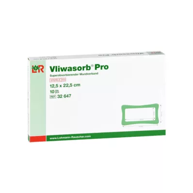 Vliwasorb Pro suberabsorb.Komp.steril 12,5x22,5 cm, 10 szt