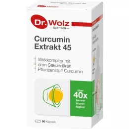 CURCUMIN EXTRAKT 45 kapsułek Dr.Wolz, 90 szt