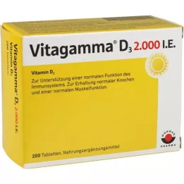 VITAGAMMA witamina D3 2,000 I.U. NEM tabletki, 200 szt