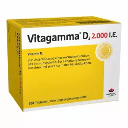 VITAGAMMA witamina D3 2,000 I.U. NEM tabletki, 200 szt