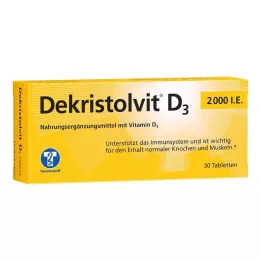 DEKRISTOLVIT Tabletki D3 2000 j.m., 30 szt