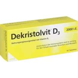 DEKRISTOLVIT Tabletki D3 2000 j.m., 60 szt