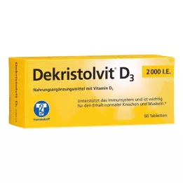 DEKRISTOLVIT Tabletki D3 2000 j.m., 60 szt