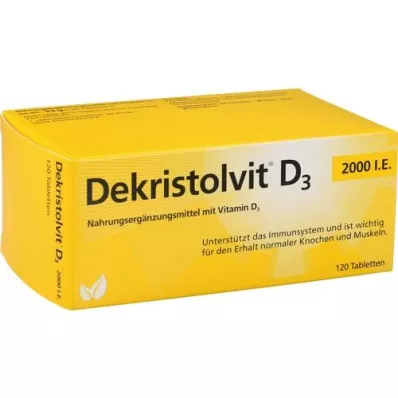 DEKRISTOLVIT Tabletki D3 2000 j.m., 120 szt
