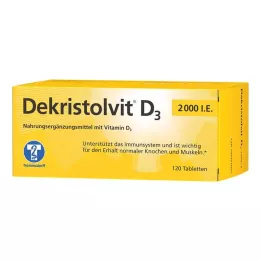 DEKRISTOLVIT Tabletki D3 2000 j.m., 120 szt