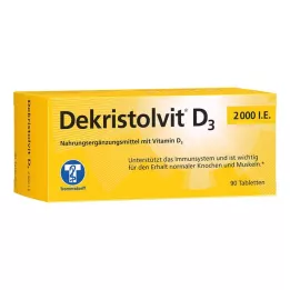 DEKRISTOLVIT Tabletki D3 2000 j.m., 90 szt