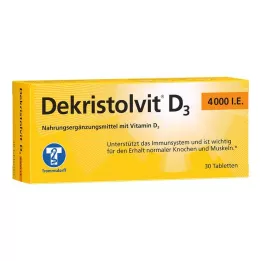 DEKRISTOLVIT Tabletki D3 4000 j.m., 30 szt