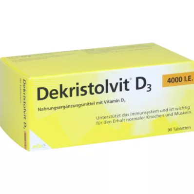 DEKRISTOLVIT Tabletki D3 4000 j.m., 90 szt