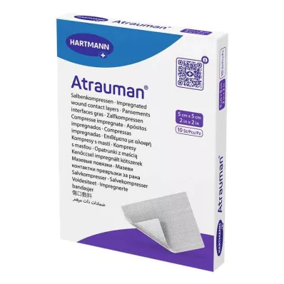 Kompresy sterylne Atrauman 5x5 cm, 10 szt Kompresy sterylne Atrauman 5x5 cm, 10 szt