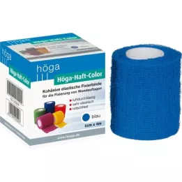 HÖGA-HAFT Kolorowa taśma mocująca 6 cm x 4 m niebieska, 1 szt