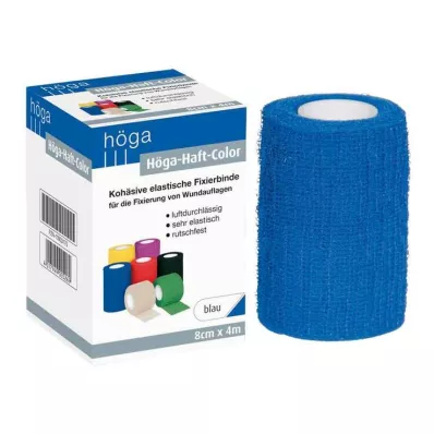 HÖGA-HAFT Kolorowa taśma mocująca 8 cm x 4 m niebieska, 1 szt