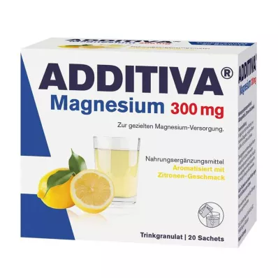 ADDITIVA Magnez 300 mg N saszetki, 20 szt