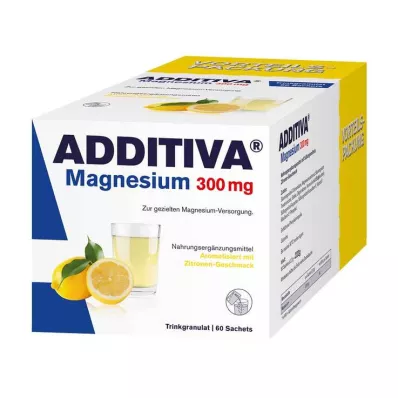 ADDITIVA Magnez 300 mg N saszetki, 60 szt