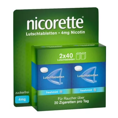 pastylki Nicorette, nikotyna 4 mg, 80 tabletek pastylki Nicorette, nikotyna 4 mg, 80 tabletek