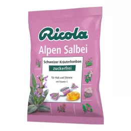 Ricola Cukierki bez cukru z szałwią alpejską, 75 g
