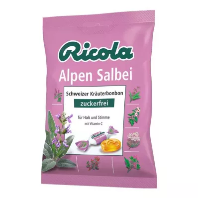 Ricola Cukierki bez cukru z szałwią alpejską, 75 g Ricola Cukierki bez cukru z szałwią alpejską, 75 g