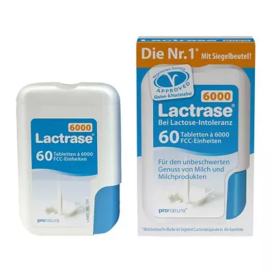 Laktraza 6000 FCC tabletek w dozowniku typu click, 60 szt
