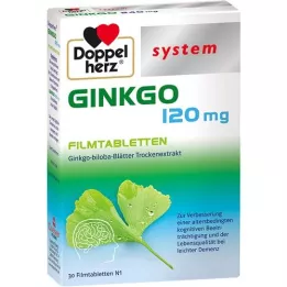 DOPPELHERZ Ginkgo 120 mg system tabletki powlekane, 30 szt