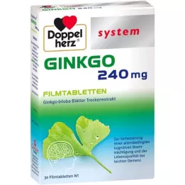 DOPPELHERZ Ginkgo 240 mg system tabletki powlekane, 30 szt