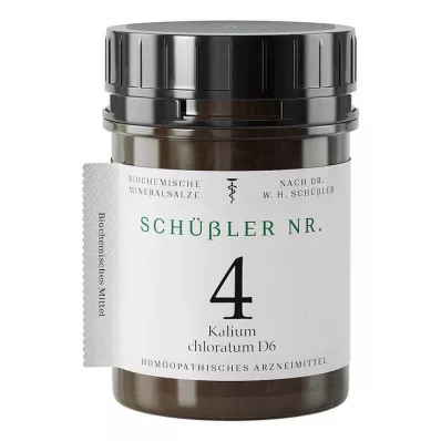Schüssler nr 4 Chloratum potasowy D 6 tabletek, 400 szt
