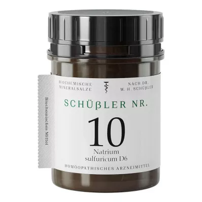 Schüssler nr 10 Siarka sodowa D 6 tabletek, 400 szt