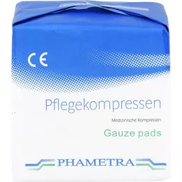 PFLEGEKOMPRESSEN Włóknina 10x10 cm niesterylna 4-krotna, 100 szt