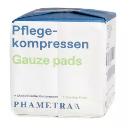 PFLEGEKOMPRESSEN Włóknina 10x10 cm niesterylna 4-krotna, 100 szt