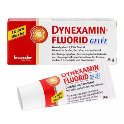 Żel dentystyczny w żelu z fluorem Dynexamine, 20 g Żel dentystyczny w żelu z fluorem Dynexamine, 20 g