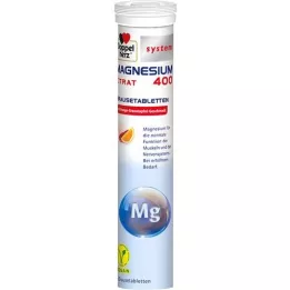 DOPPELHERZ Magnesium 400 Citrate system Effervescent tabletki musujące, 24 szt
