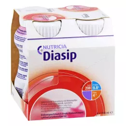 Diasip o smaku truskawkowym (4x200 ml)