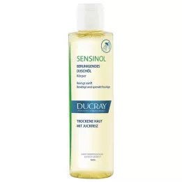 DUCRAY SENSINOL Łagodzący olejek oczyszczający/olejek pod prysznic, 200 ml