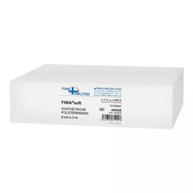 POLSTERBINDE syntetyczny niesterylny 6 cmx3 m, 12 szt
