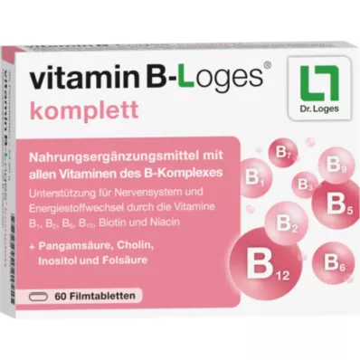 VITAMIN B-LOGES kompletne tabletki powlekane, 60 szt