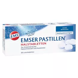EMSER Pastylki bez mentolu, 30 szt
