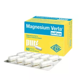 MAGNESIUM VERLA purKaps wegańskie kapsułki do stosowania doustnego, 60 szt