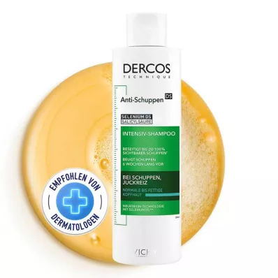 Vichy Dercos szampon przeciwłupieżowy do tłustej skóry głowy, 200 ml
