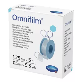 OMNIFILM Folia gipsowa mocująca 1,25 cm x 5 m, 1 szt