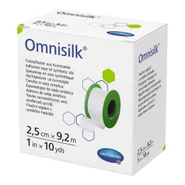 OMNISILK Gips mocujący sztuczny jedwab 2,5 cmx9,2 m, 1 szt