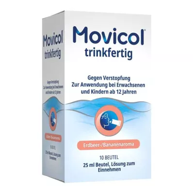 MOVICOL gotowa do spożycia saszetka 25 ml roztwór doustny, 10 szt