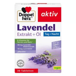 DOPPELHERZ Wyciąg z lawendy + tabletki olejku, 30 szt