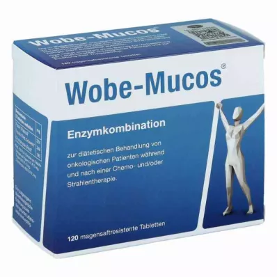 WOBE-MUCOS tabletki powlekane dojelitowo, 120 szt WOBE-MUCOS tabletki powlekane dojelitowo, 120 szt