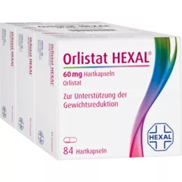 ORLISTAT HEXAL Kapsułki twarde 60 mg, 3X84 szt