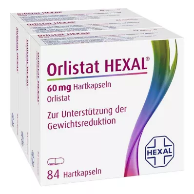 Orlistat HEXAL 60 mg kapsułki twarde, 3x84 szt