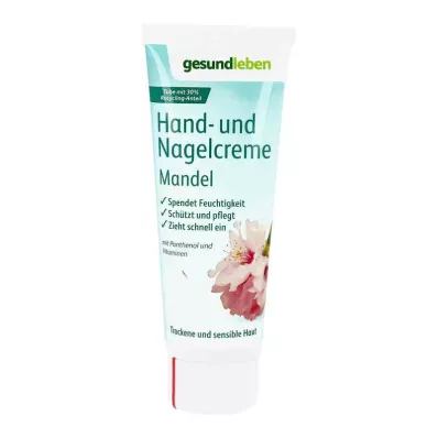 Healthy Living Krem do rąk i paznokci Migdał (75 ml) Healthy Living Krem do rąk i paznokci Migdał (75 ml)