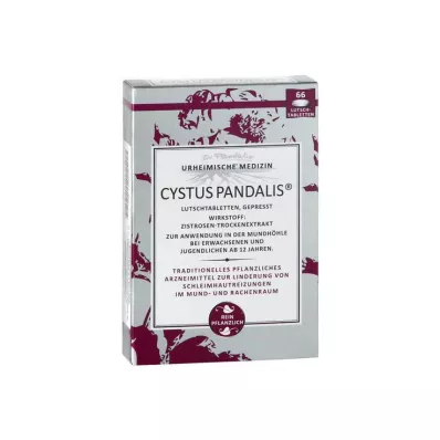 CYSTUS Pastylki do ssania Pandalis, 66 szt