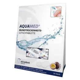 MIRADENT Aquamed Pastylki do ssania na sucho, 60 g