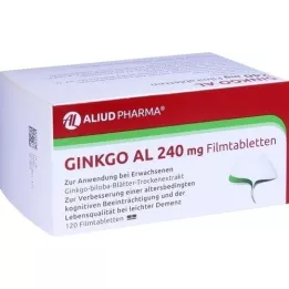 GINKGO AL Tabletki powlekane 240 mg, 120 szt