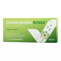Desloratadine Aristo lek przeciwalergiczny 5 mg tabletki powlekane, 20 szt